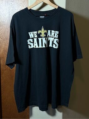 Reebok New Orleans Saints Graphic Tee Black Men’s 2XL NFL T-Shirt